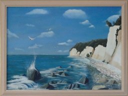 Küstenabschnitt Rügen     (50-70)Oelbild